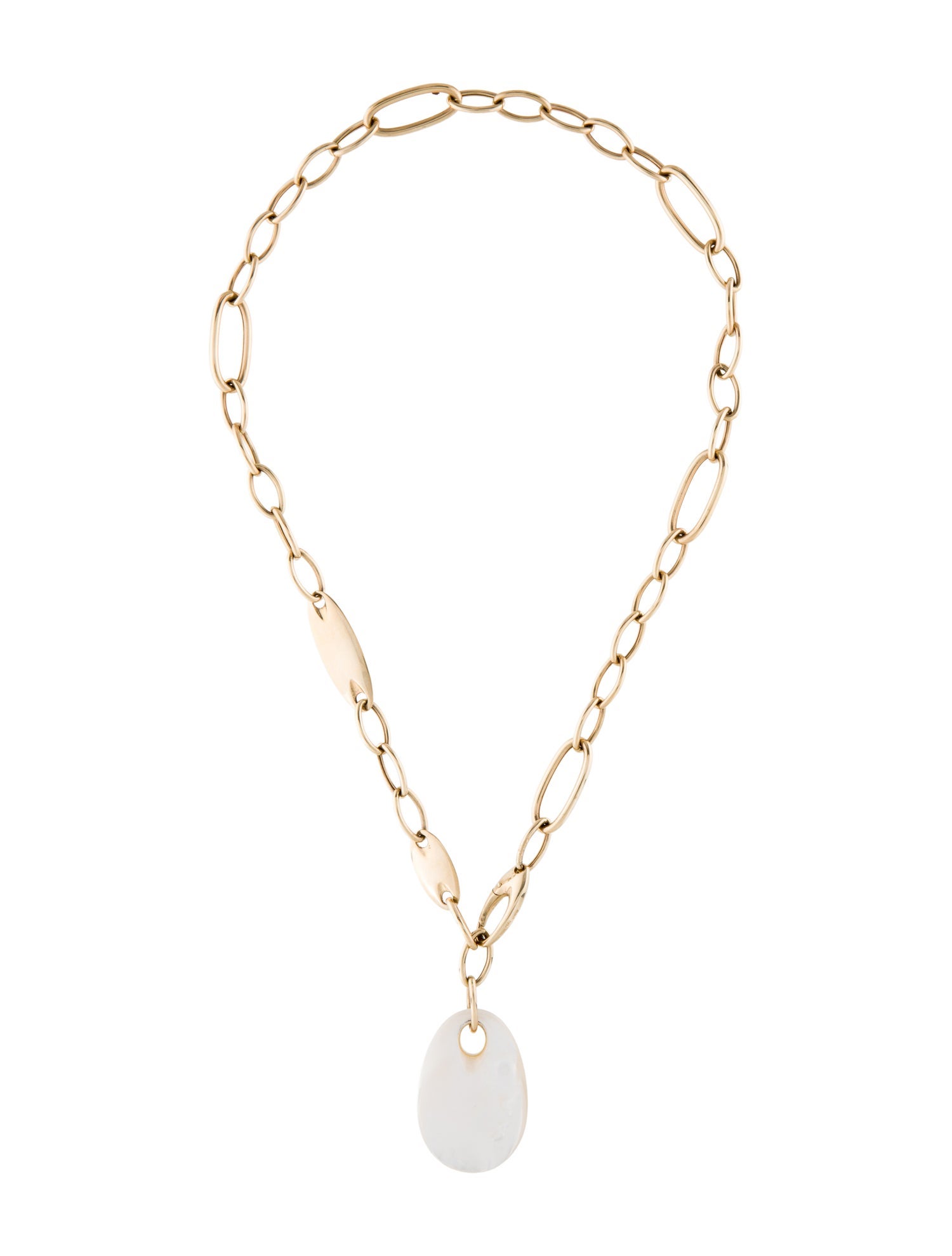 Necklace 14K Mother Of Pearl Pendant