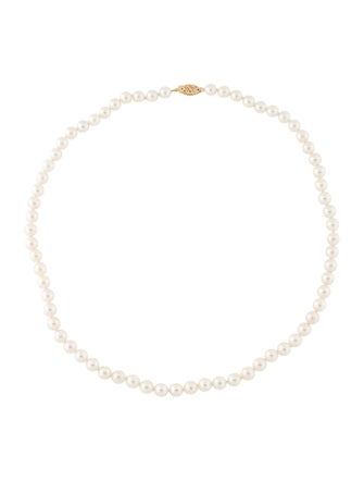 Necklace 14K Pearl Strand Necklace