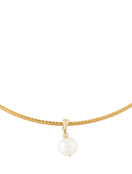 Necklace 14K Pearl Pendant Necklace