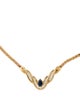 Necklace 14K Sapphire & Diamond Pendant Necklace
