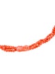 Necklace 14K Coral Bead Strand Necklace