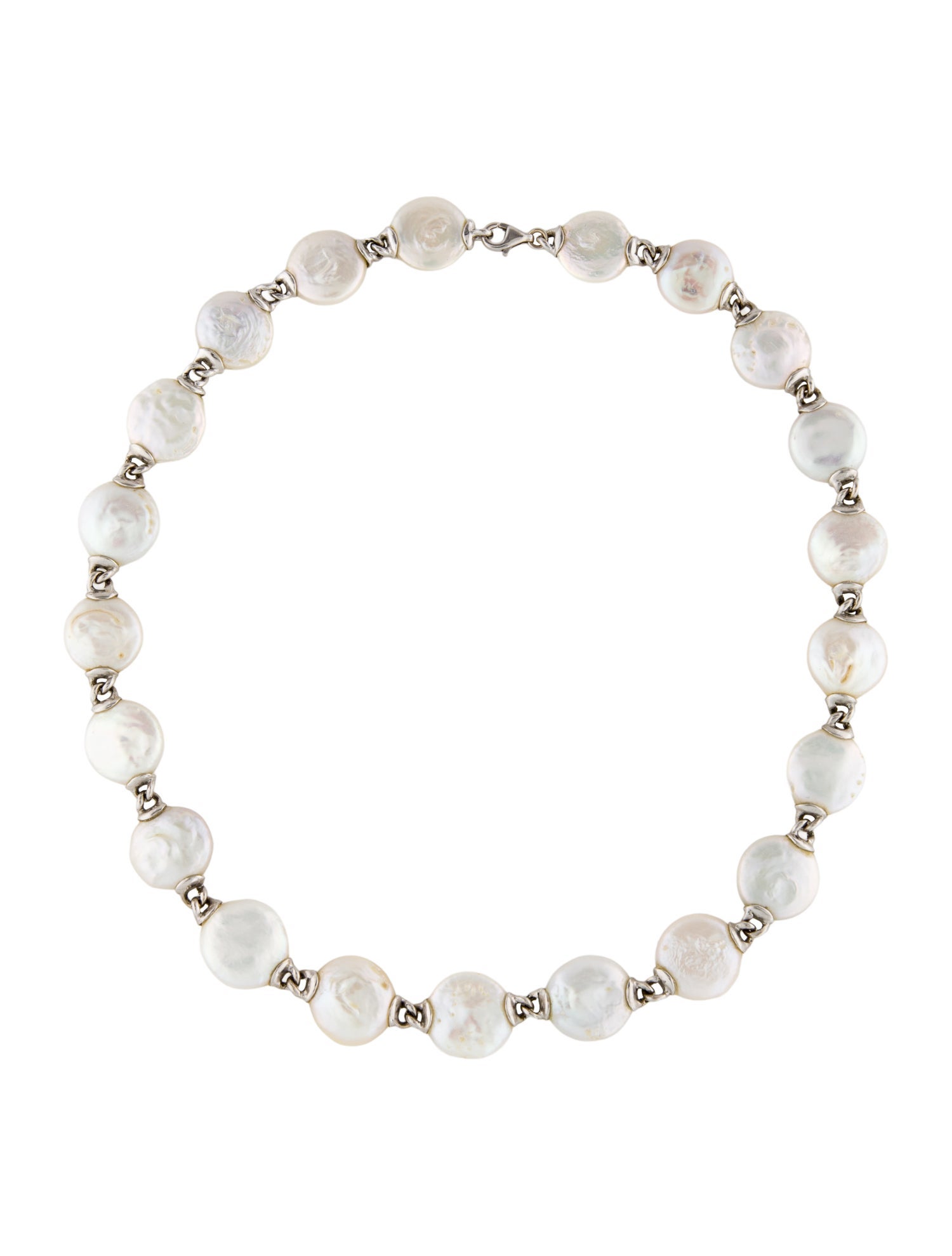 Necklace 18K Pearl Station