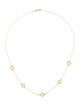 Necklace 14K Clover Station Necklace