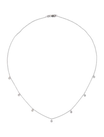 Necklace 14K Diamond Station Collar Necklace