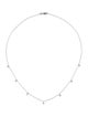 Necklace 14K Diamond Station Collar Necklace