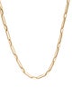 Necklace 18K Paper Clip Chain