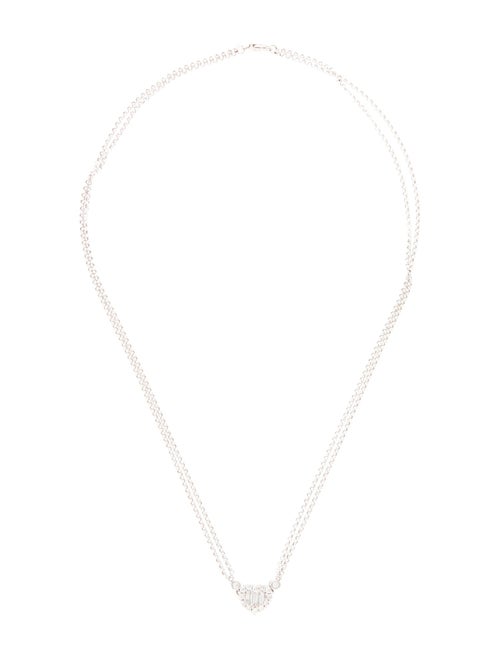 Necklace 18K Diamond Heart Pendant Necklace