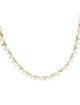 Necklace 14K Pearl & Peridot Necklace