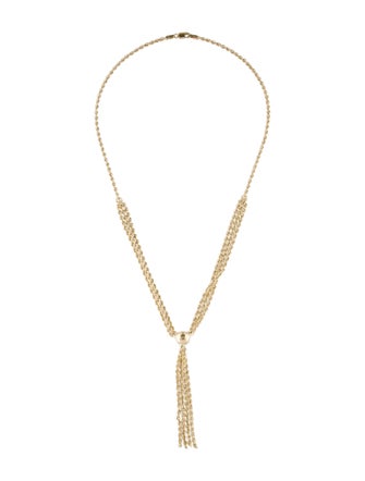 Necklace 10K Tassel Lavalier Necklace