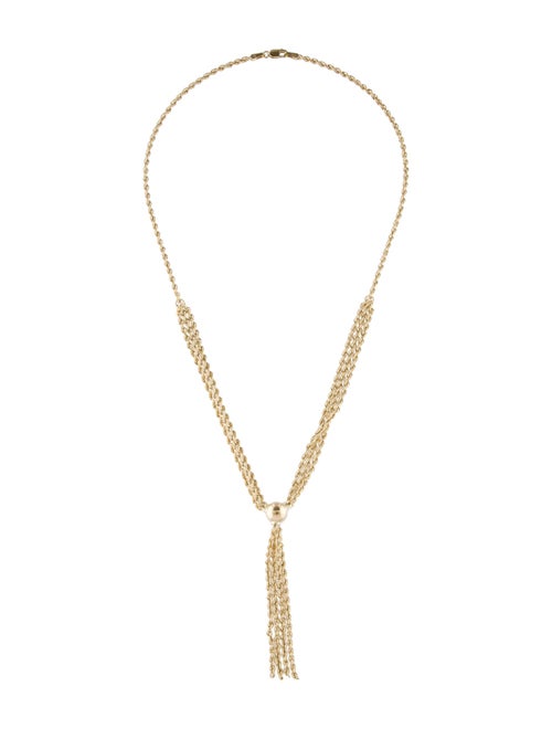 Necklace 10K Tassel Lavalier Necklace