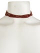 Necklace 10K Garnet Multistrand Choker