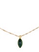 Necklace Emerald Pendant Necklace