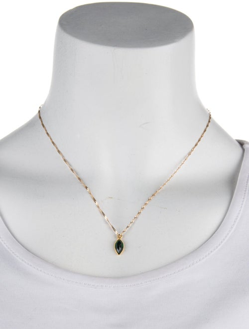 Necklace Emerald Pendant Necklace