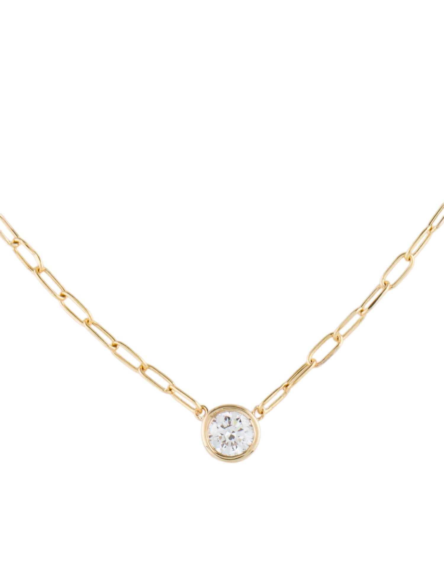 Necklace 14K Lab-Grown Diamond Pendant