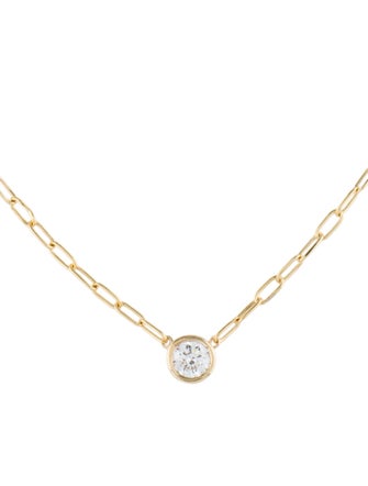 Necklace 14K Lab-Grown Diamond Pendant Necklace