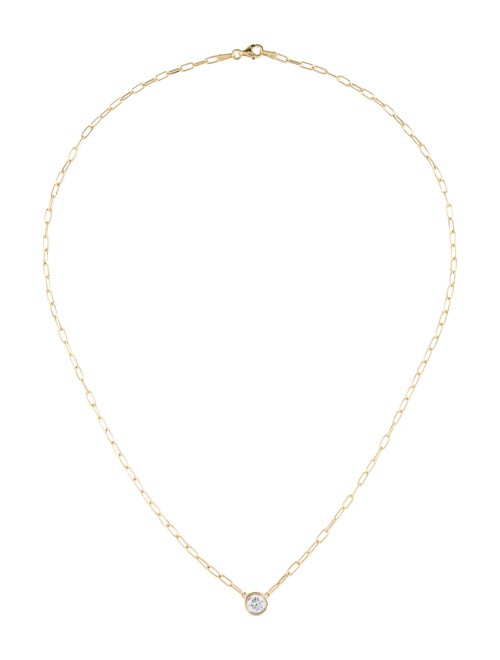 Necklace 14K Lab-Grown Diamond Pendant Necklace