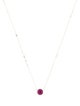 Necklace 14K 2.17ct Ruby Pendant Necklace