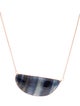 Necklace 14K Sapphire Pendant Necklace