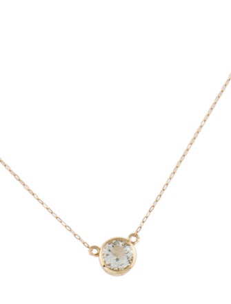 Necklace 14K Feldspar Pendant Necklace