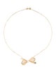 Necklace 14K Pearl Bow Pendant Necklace