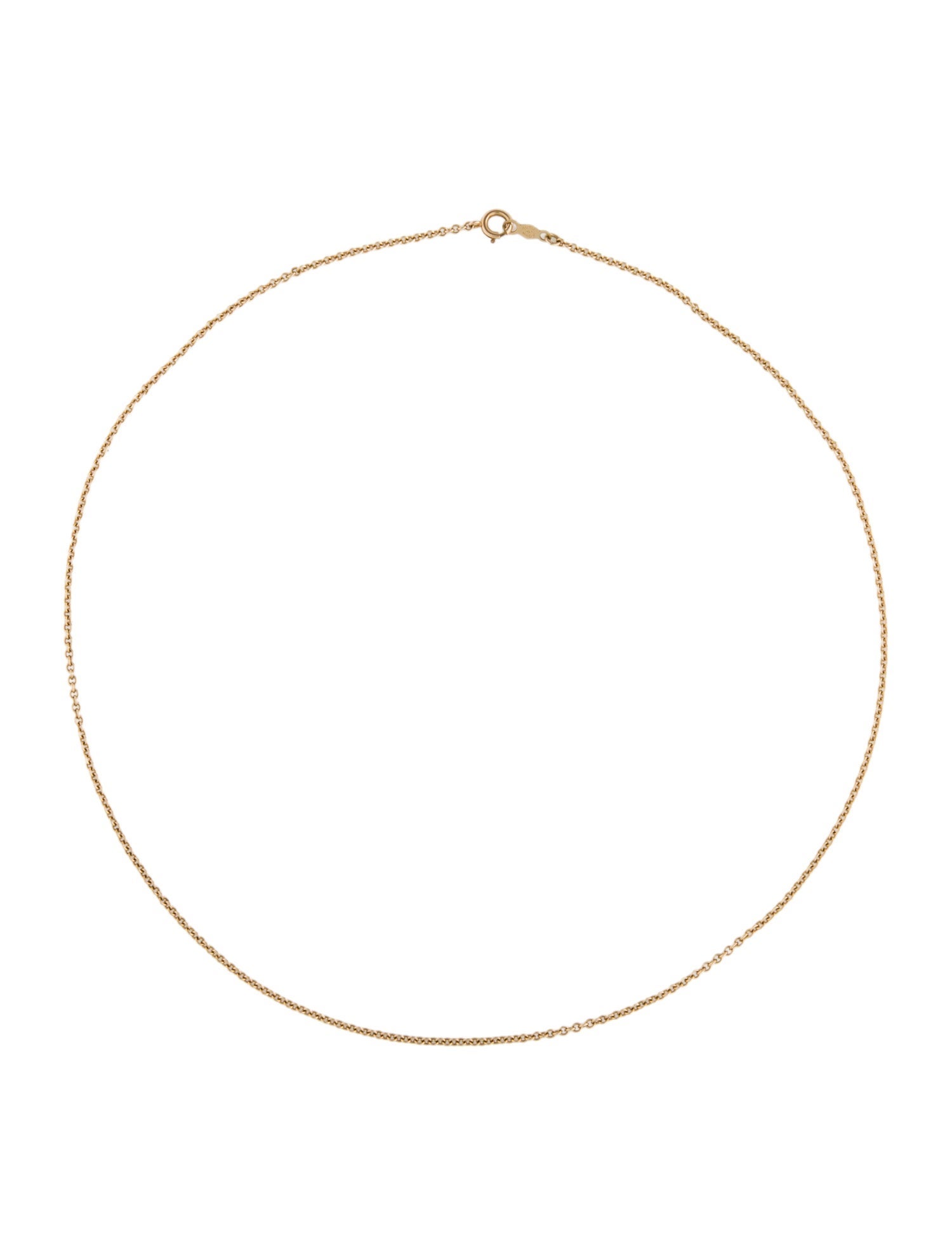 Necklace 14K Rolo Chain Necklace