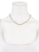 Necklace 14K Diamond Graduated Chain Tennis Necklace