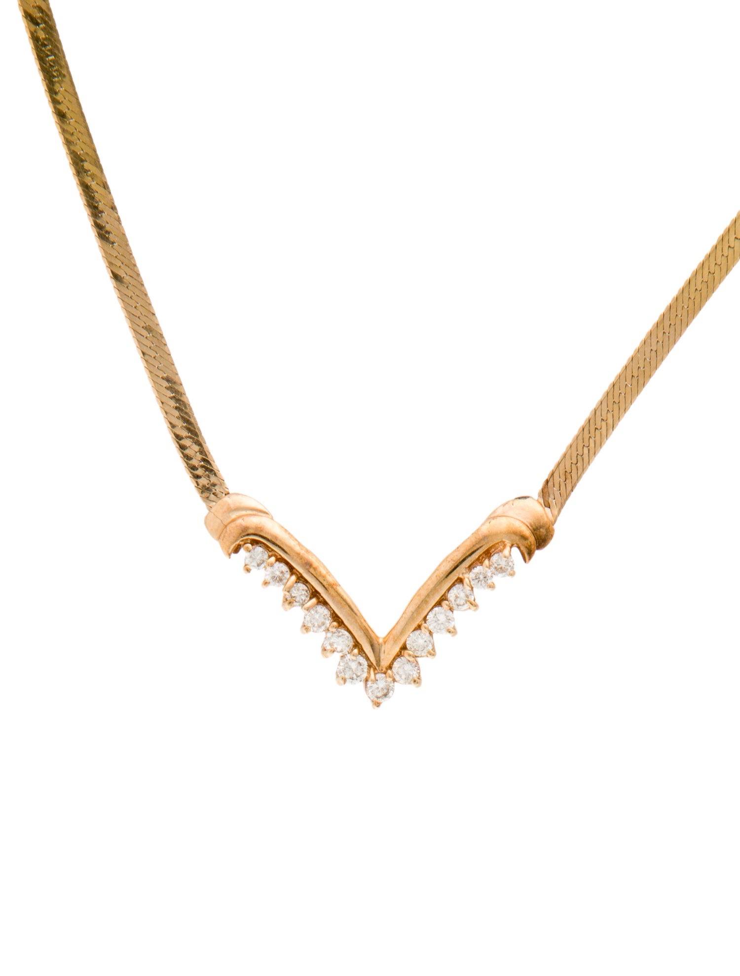 Necklace 14K Diamond Collar