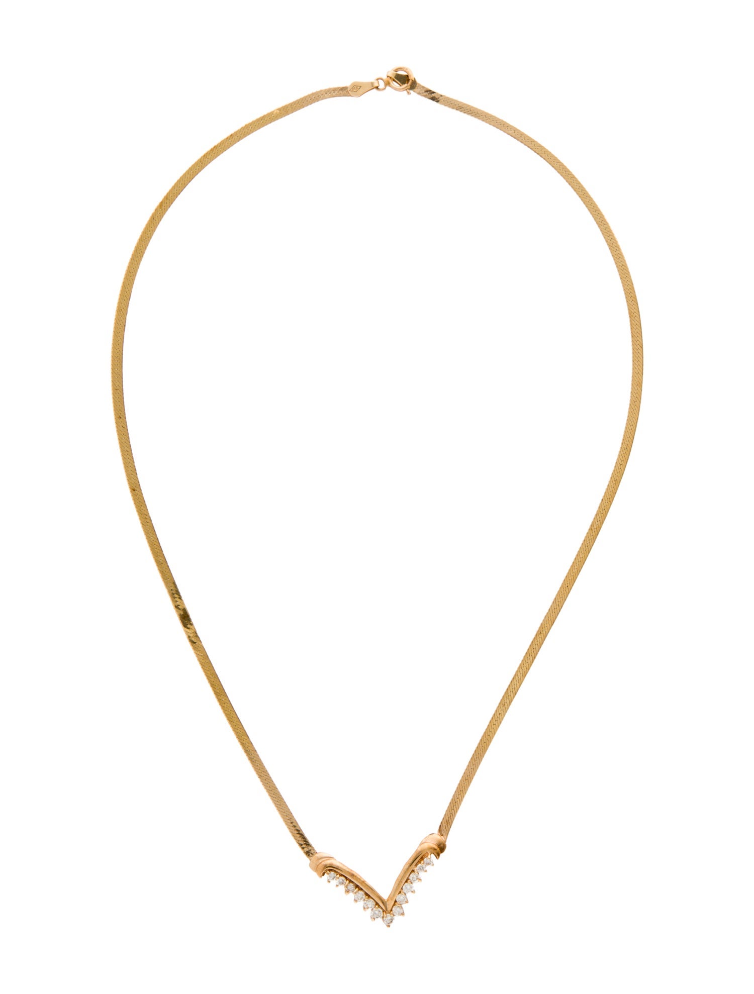 Necklace 14K Diamond Collar