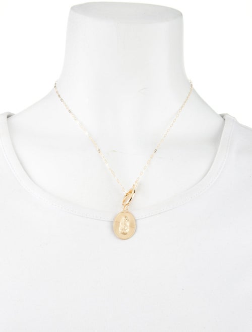 Necklace 14K Mother Mary Toggle Necklace