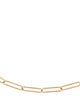 Necklace 18K Textured Paperclip Chain Necklace