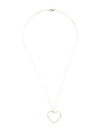 Necklace 14K Heart Pendant Necklace