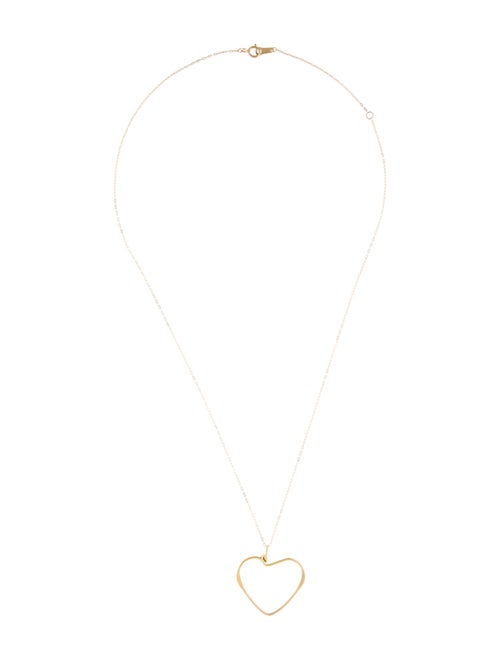 Necklace 14K Heart Pendant Necklace