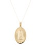 Necklace 14K Mother Mary Pendant Necklace