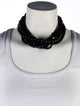 Necklace 14K Onyx Multistrand Beaded Necklace