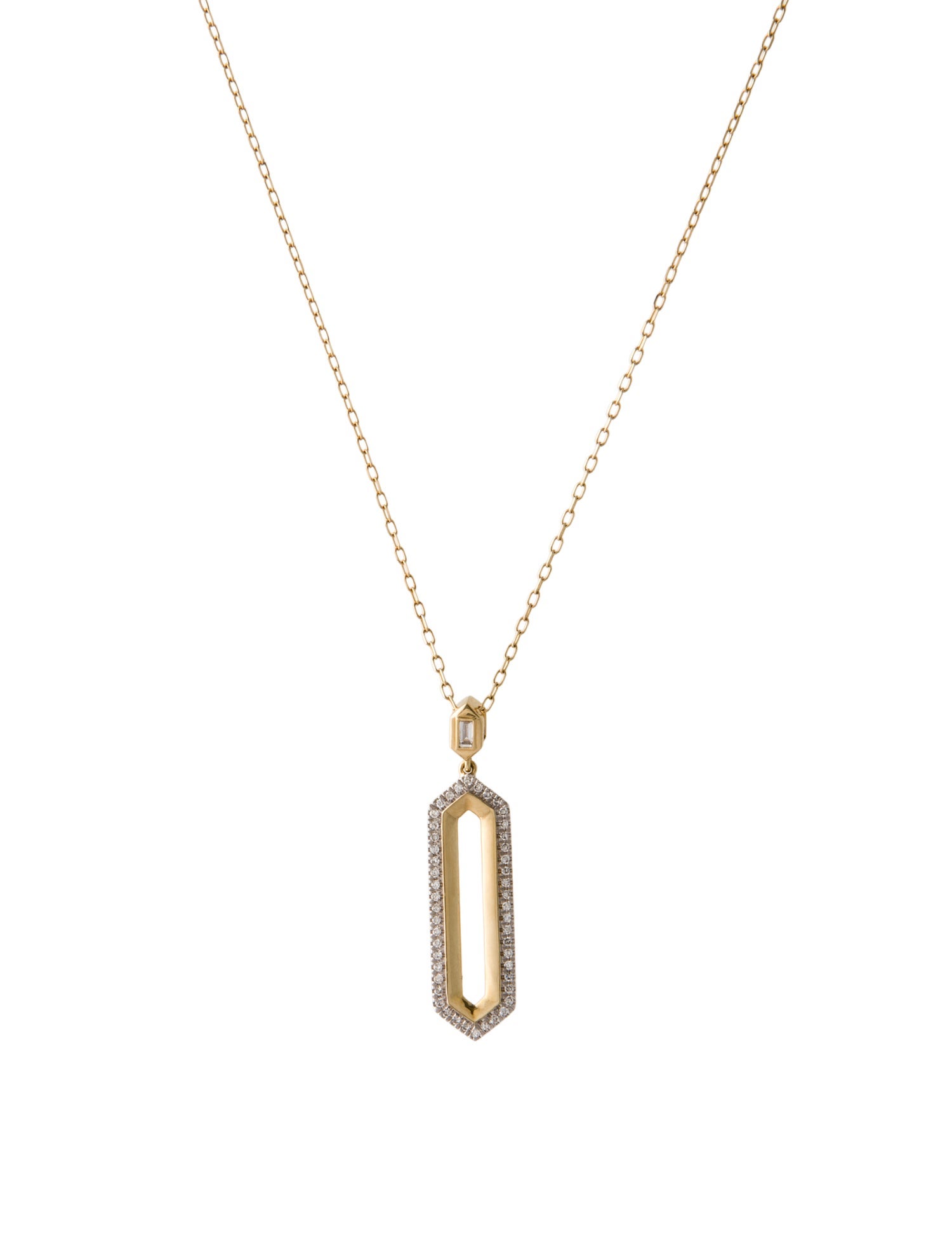 Necklace 14K Diamond Pendant