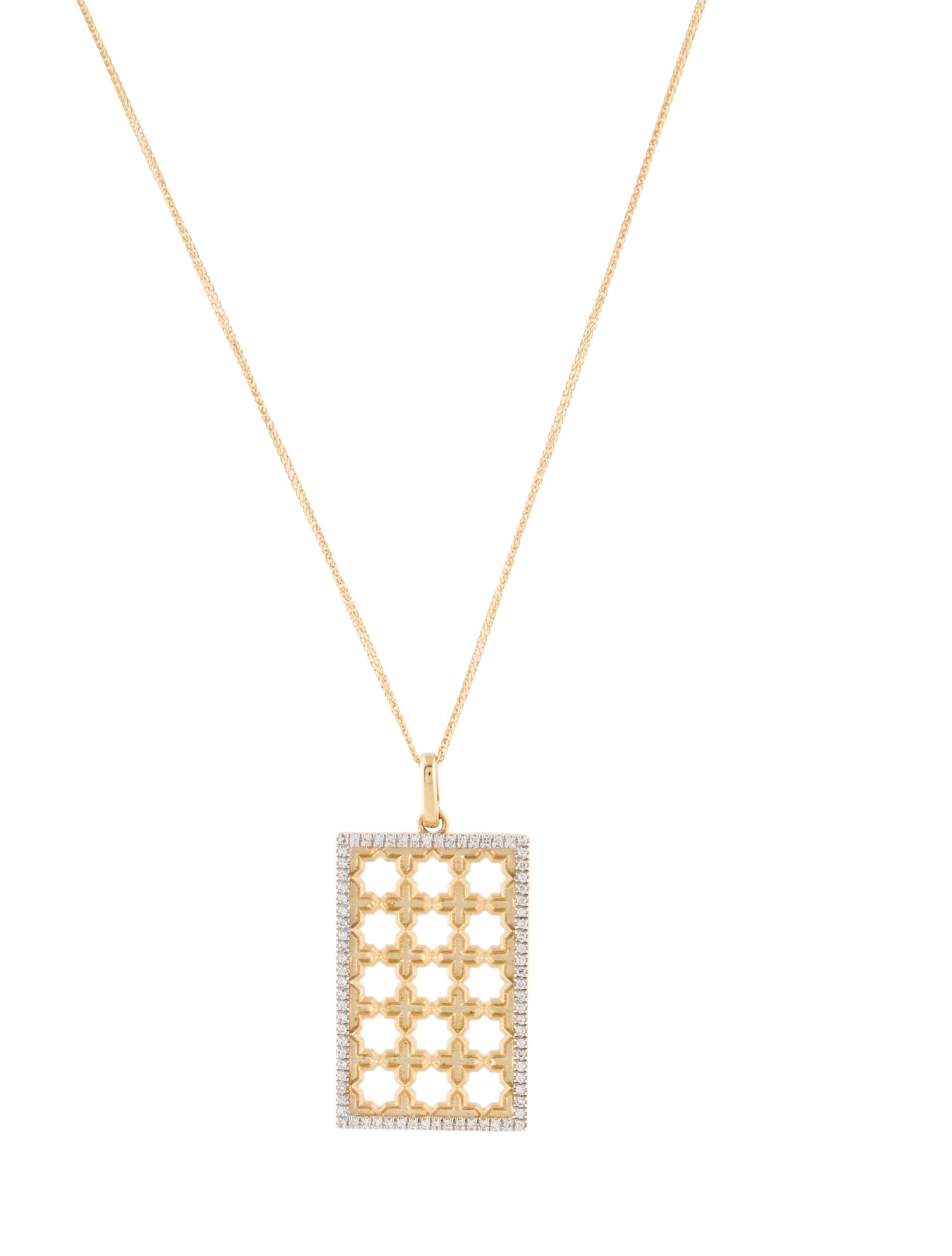 Necklace 14K Diamond Pendant