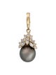 Necklace 14K Pearl & Diamond Drop Enhancer Pendant