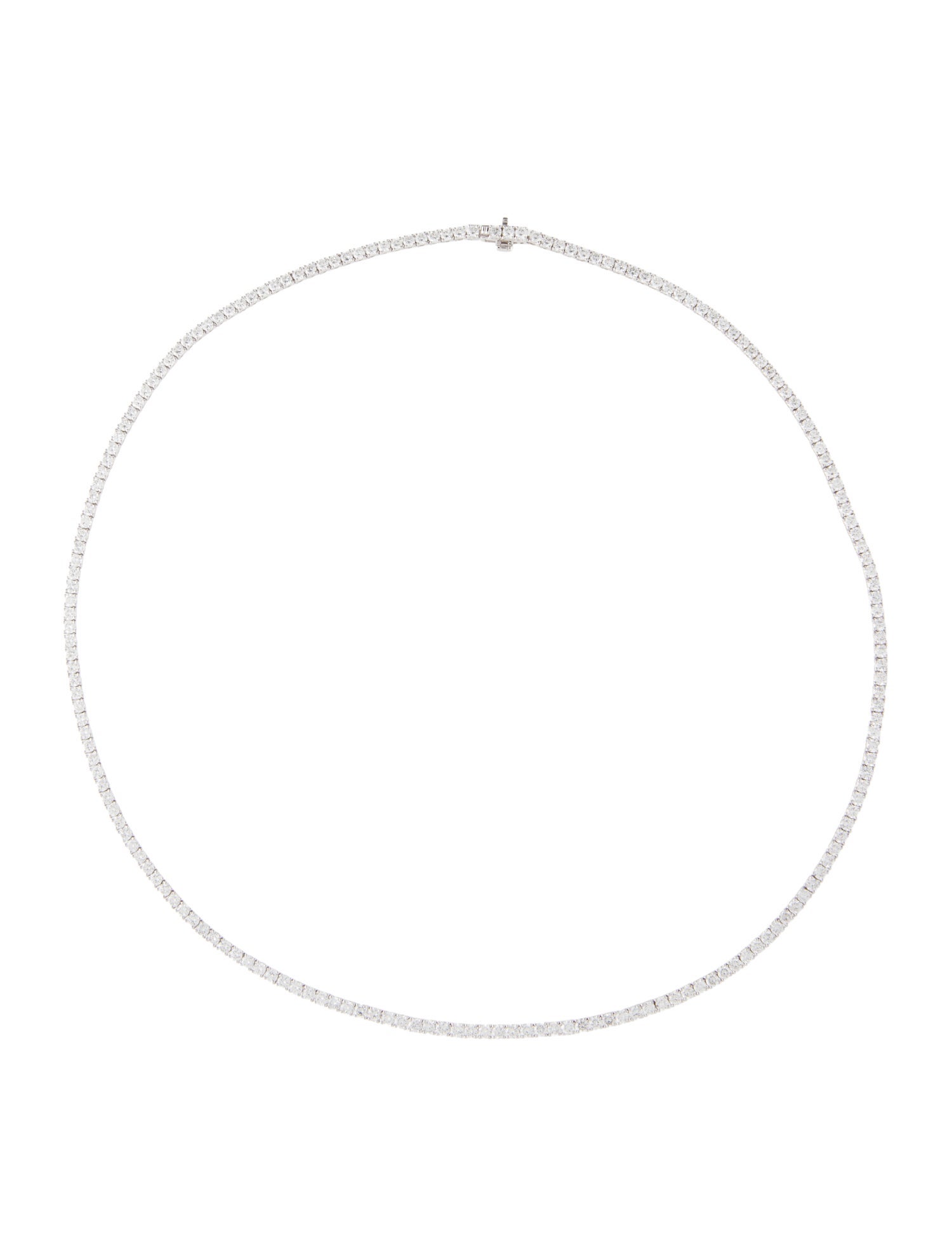Necklace 14K 10.00ctw Lab-Grown Diamond Tennis Necklace
