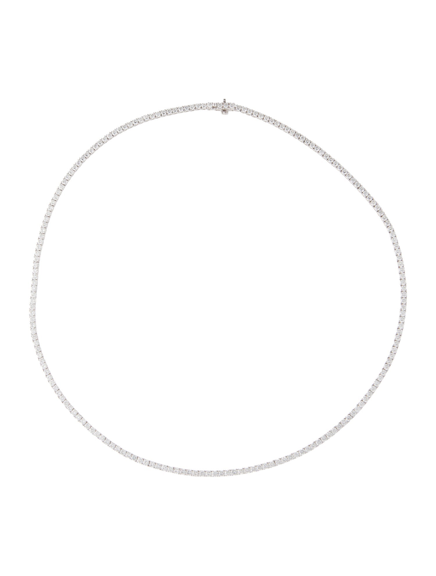 Necklace 14K 10.00ctw Lab-Grown Diamond Tennis Necklace