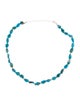 Necklace 14K Turquoise Bead Strand Necklace