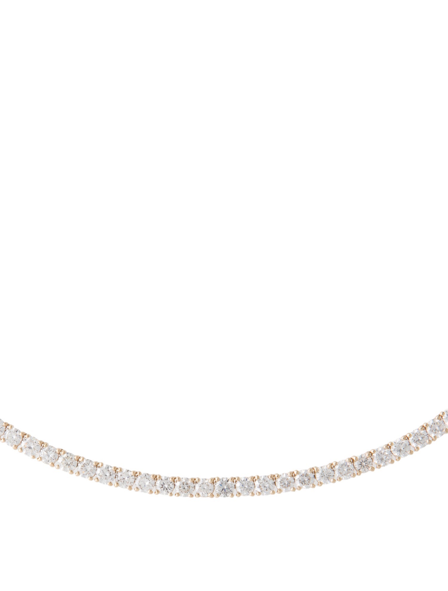 Necklace 14K 14.22ctw Lab-Grown Diamond Tennis Necklace