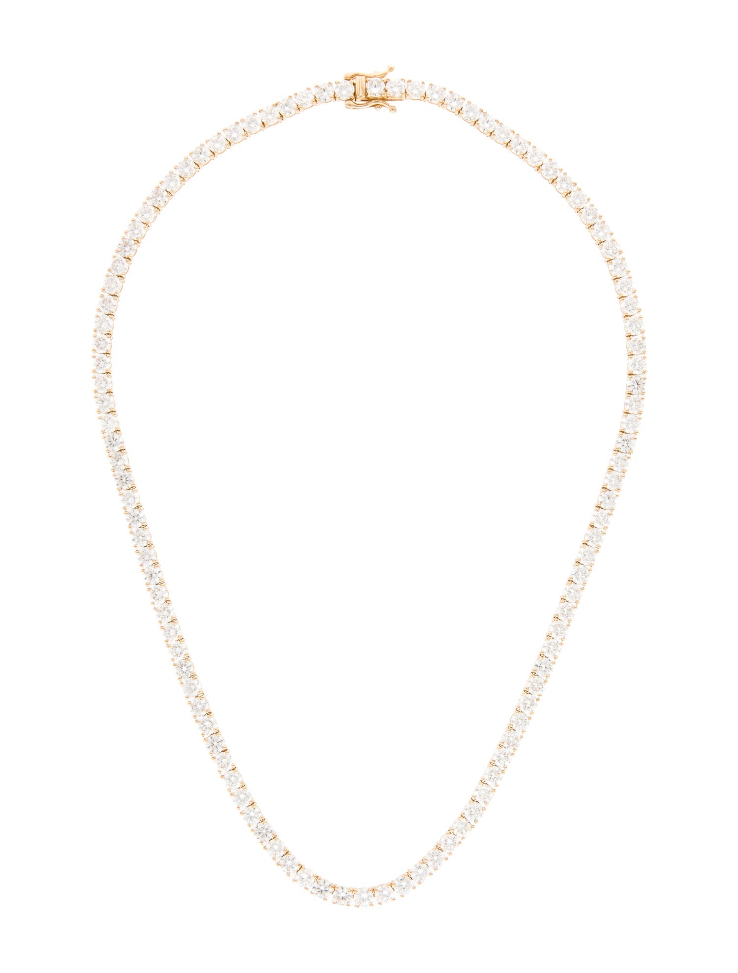 Necklace 14K 22.03ctw Lab-Grown Diamond Tennis Link