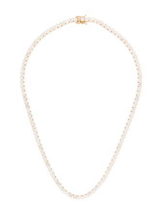 Necklace 14K 22.03ctw Lab-Grown Diamond Tennis Link Necklace