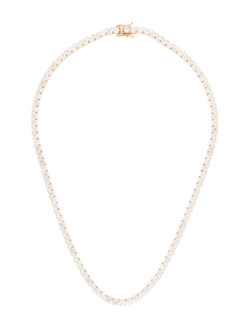 Necklace 14K 22.03ctw Lab-Grown Diamond Tennis Link Necklace