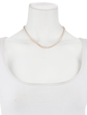 Necklace 14K 22.03ctw Lab-Grown Diamond Tennis Link Necklace