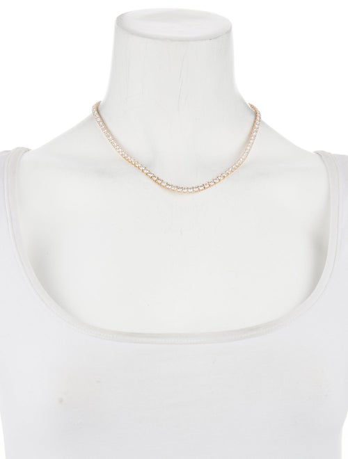 Necklace 14K 22.03ctw Lab-Grown Diamond Tennis Link Necklace
