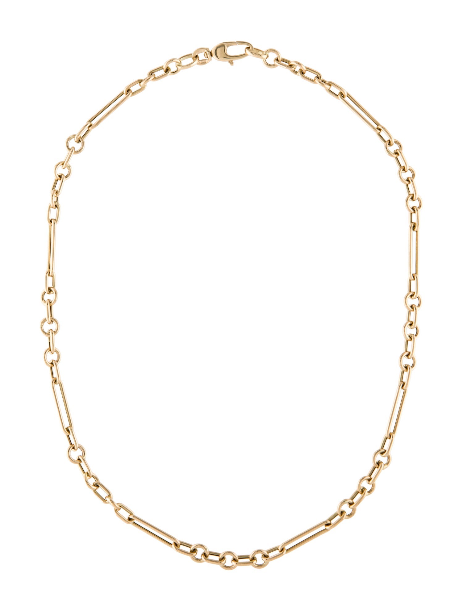 Necklace 14K Mixed Link Chain