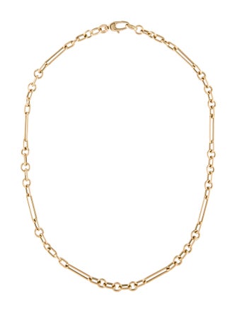 Necklace 14K Mixed Link Chain Necklace