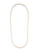 Necklace 14K Pearl Woven Bead Necklace