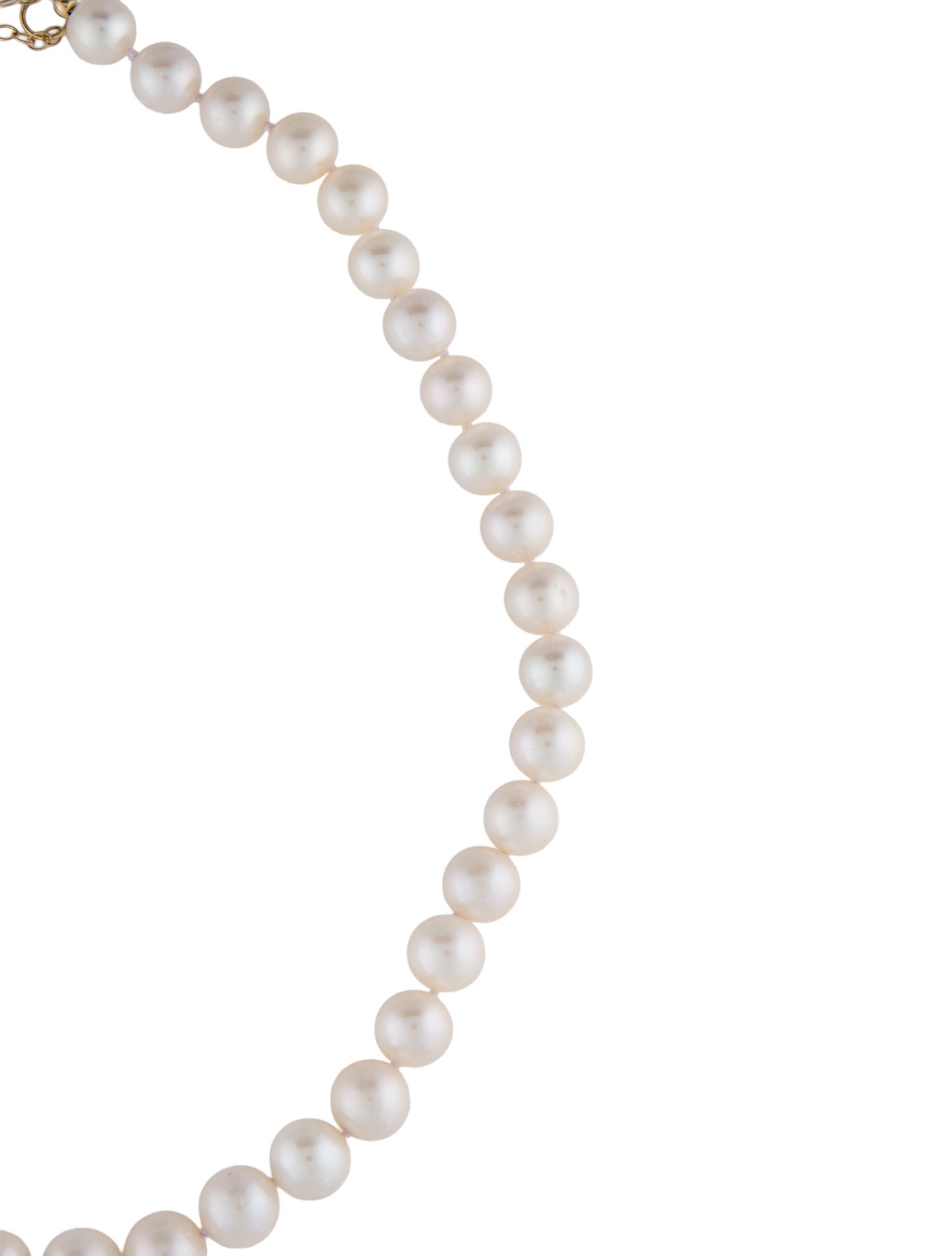 Necklace f14K Pearl Strand